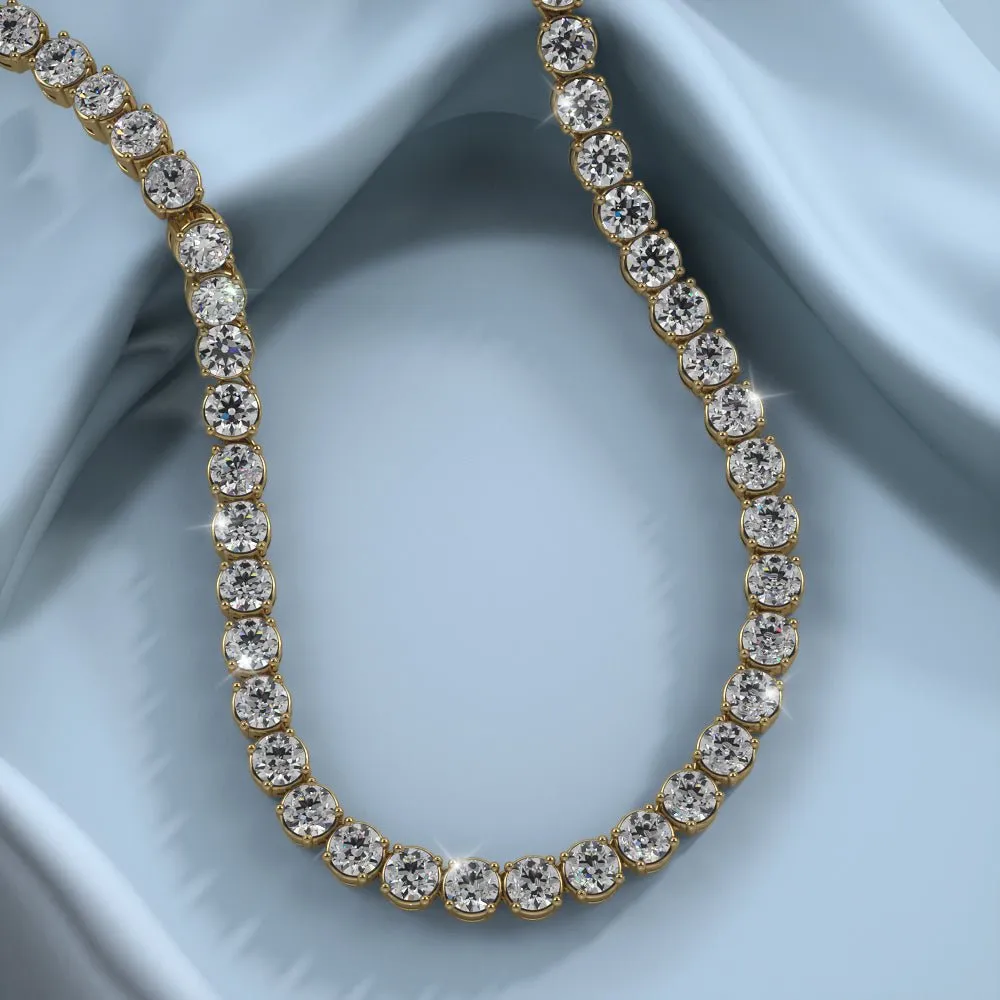 Timeless Dreams Riviera Lab-Grown Diamond Necklace with 14.04 ct.(finished) 3.2mm