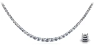 Timeless Dreams Tennis Diamond Necklace with 6.08 ct.(finished)