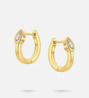 TINY TEARDROP EARRINGS