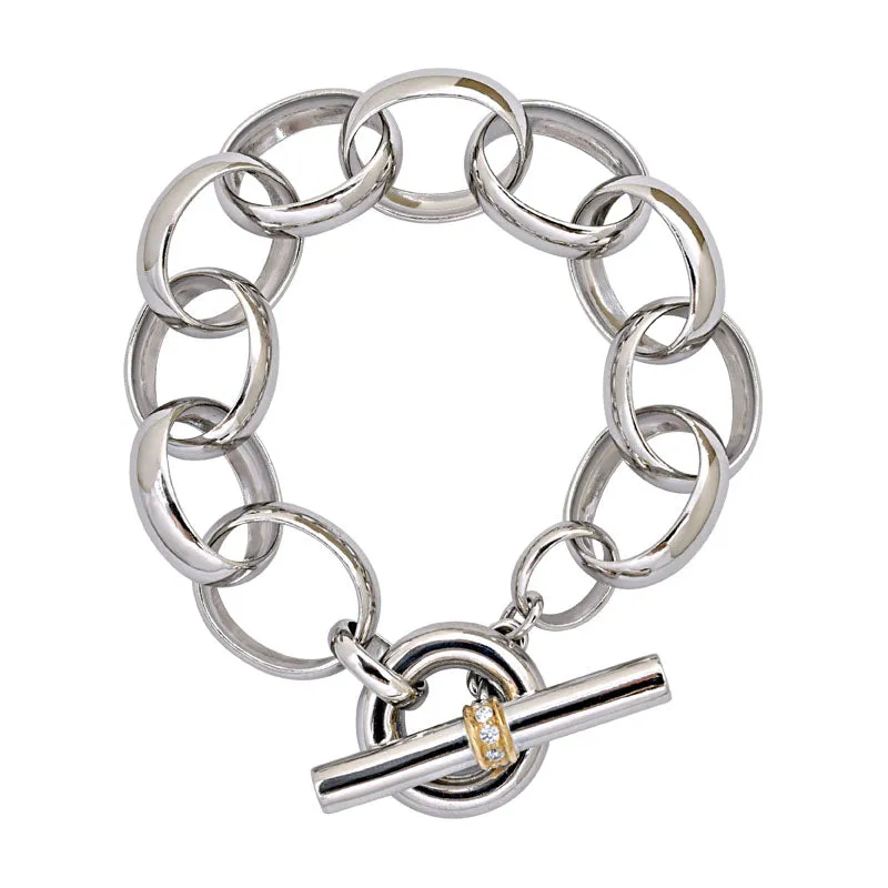 Toggle Bracelet-Diamond