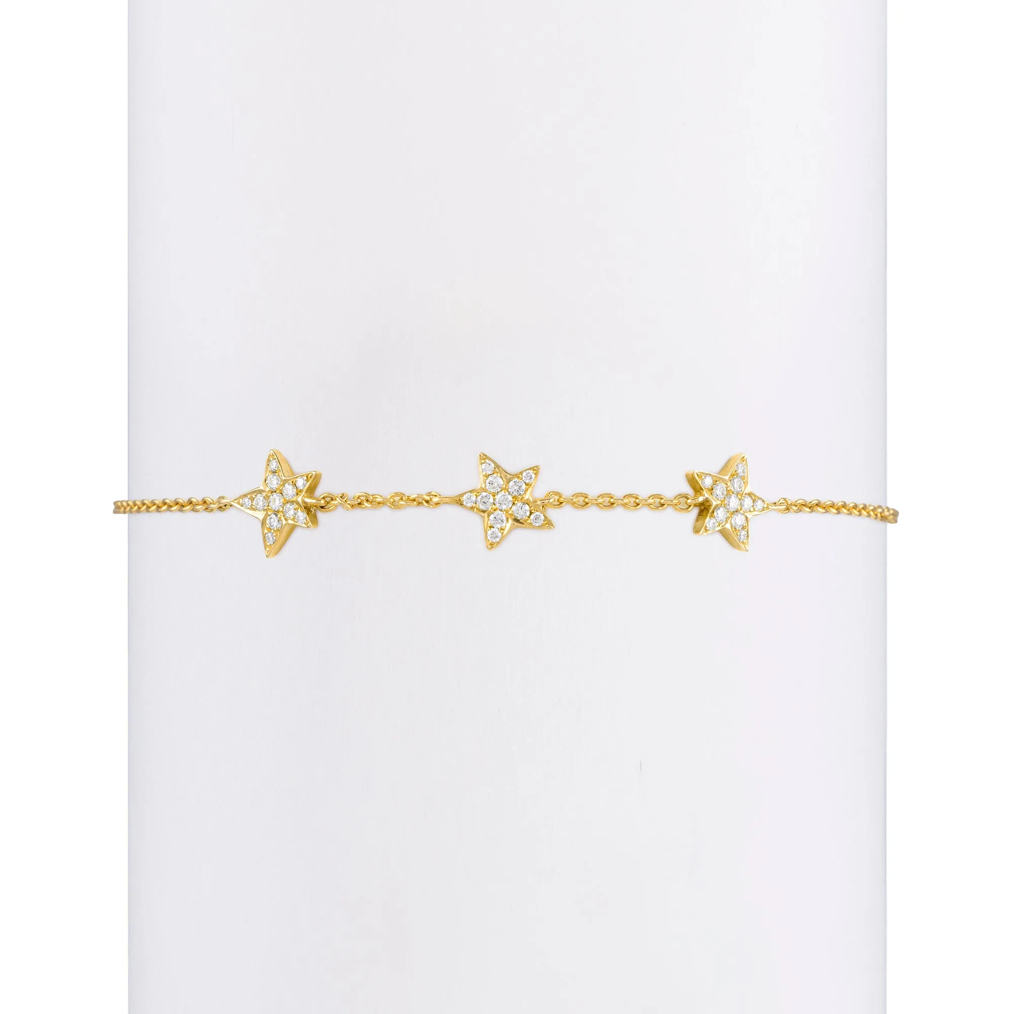 Triple Star Diamond Bracelet