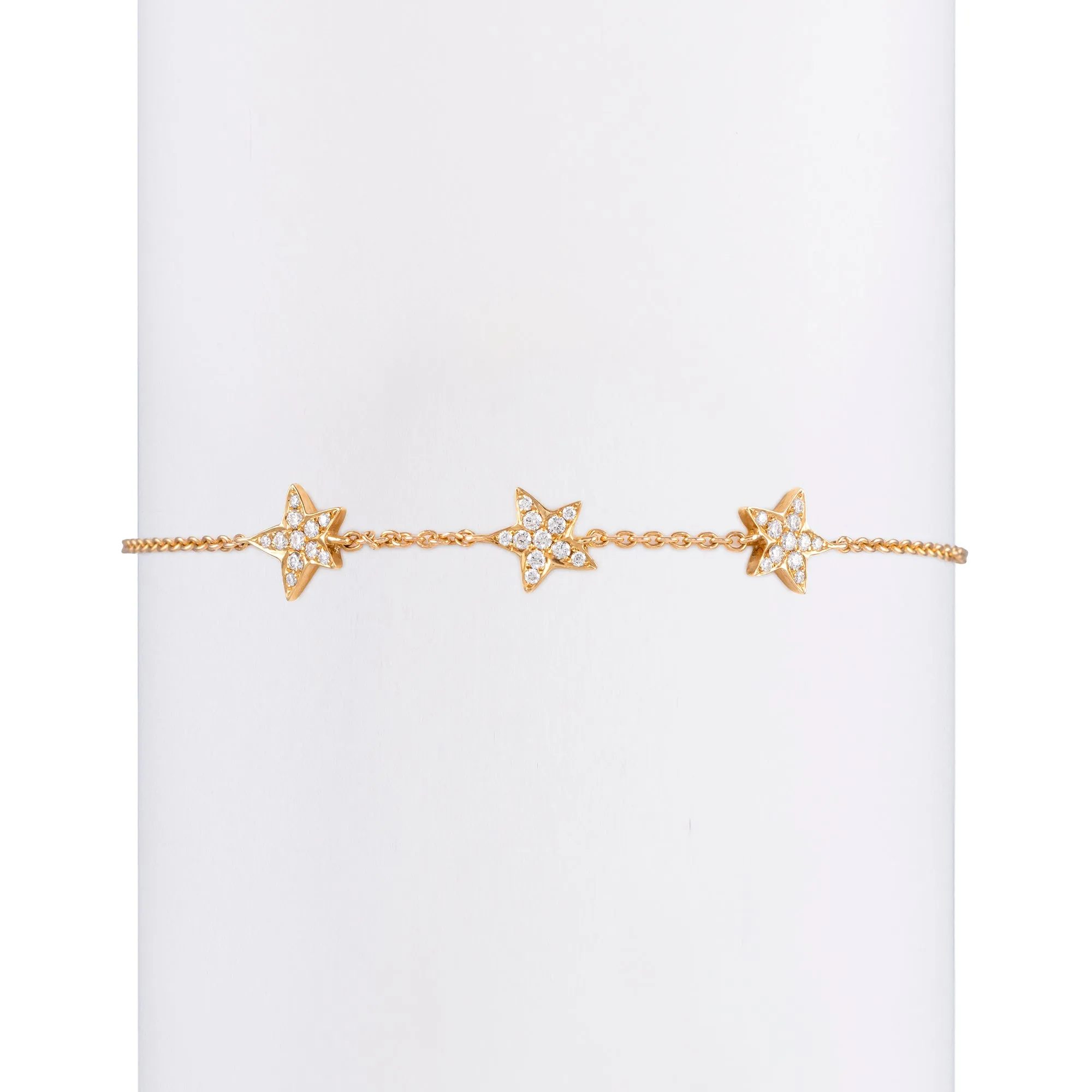 Triple Star Diamond Bracelet