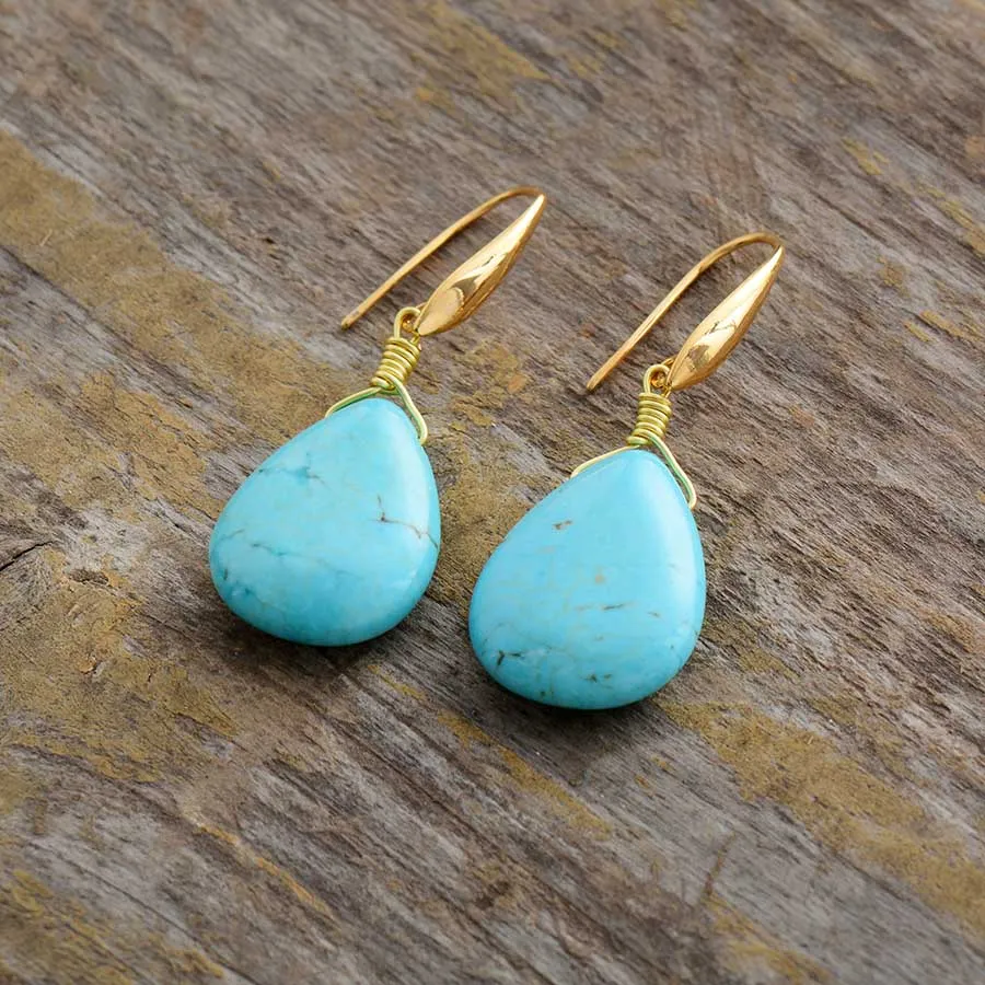 Turquoise Drop Earring
