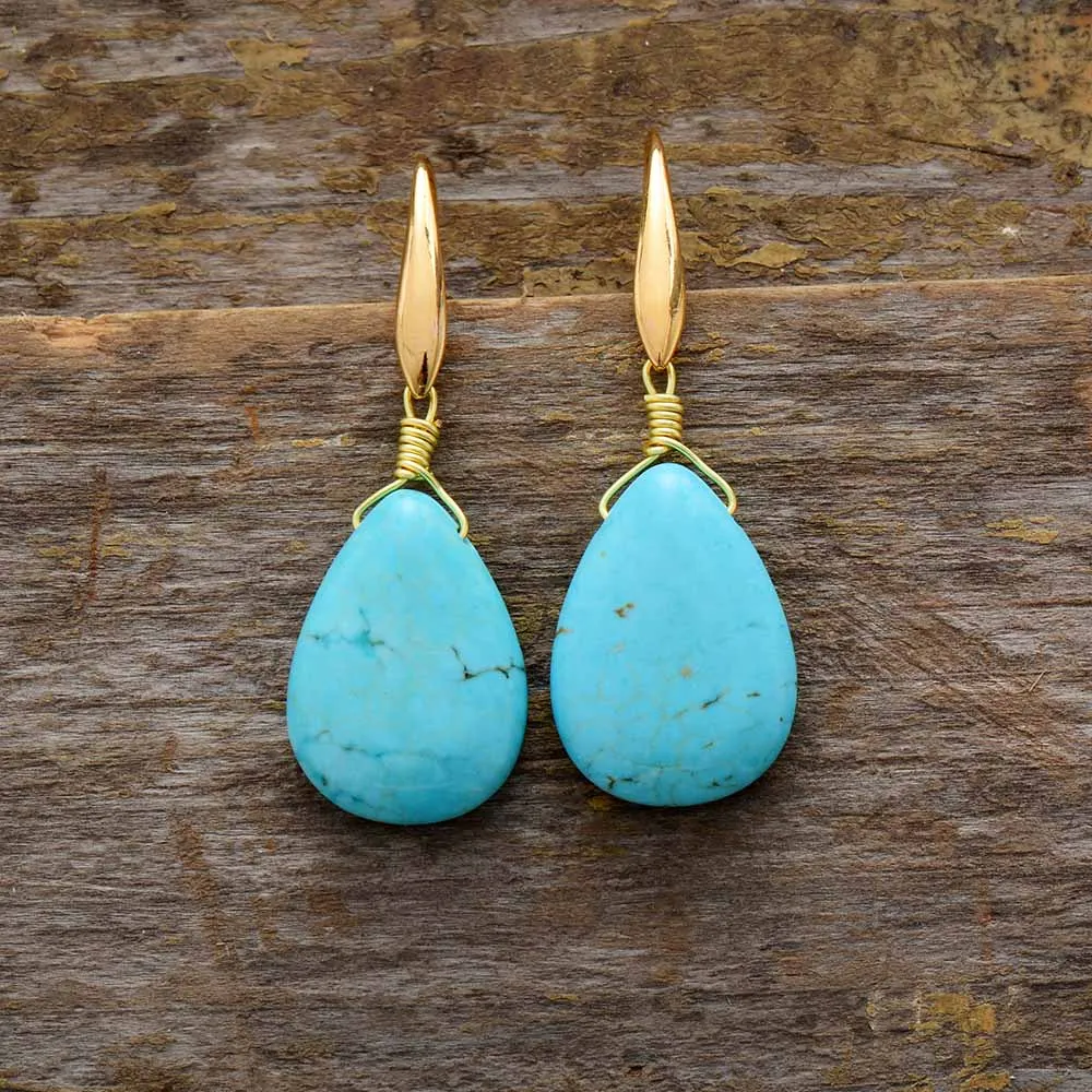 Turquoise Drop Earring