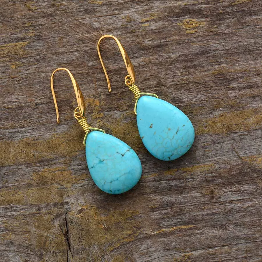 Turquoise Drop Earring