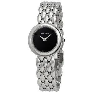 Versace V-Flare Quartz Black Dial Ladies Watch VEBN00618