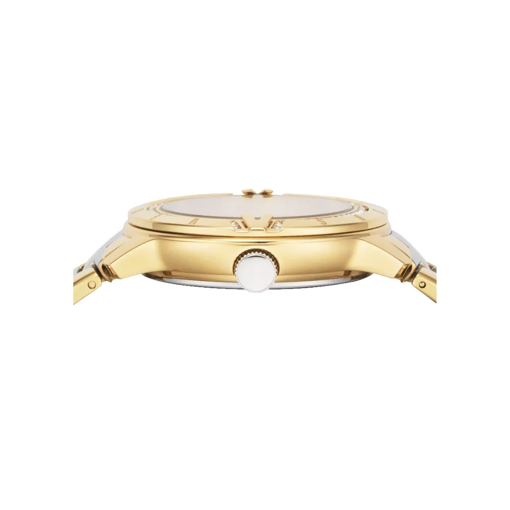 Versus Aymard Women Silver And Gold Watch