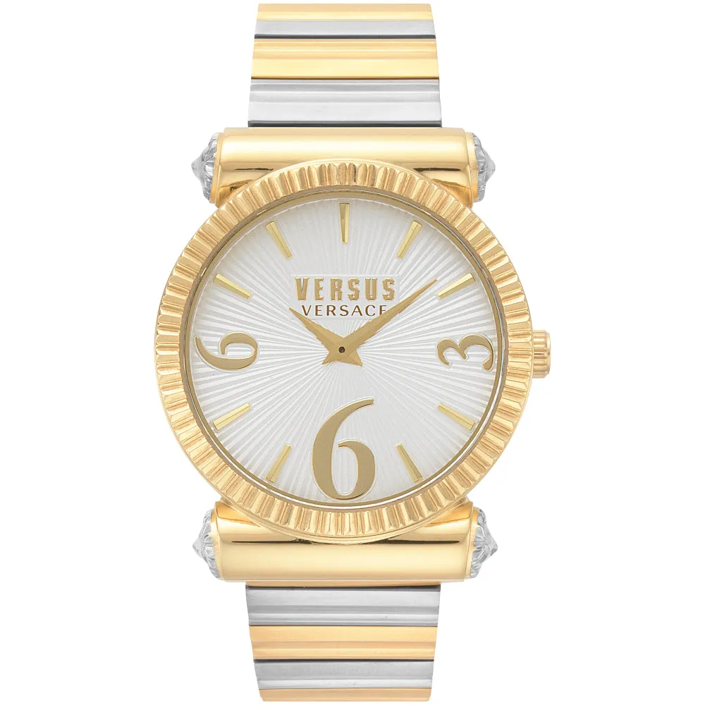 Versus Ripublique Women Silver And Gold Watch