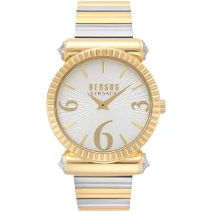 Versus Ripublique Women Silver And Gold Watch