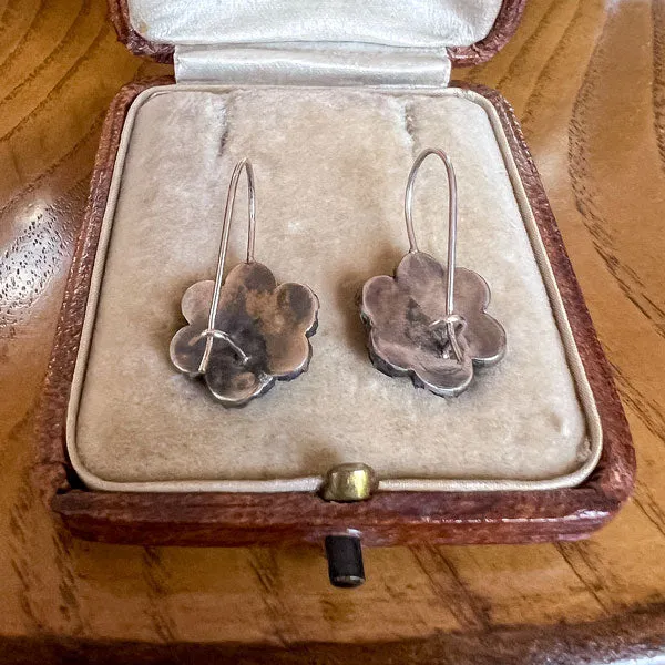 Victorian Bohemian Garnet Earrings