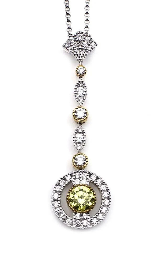 Vintage Long Drop Pendant