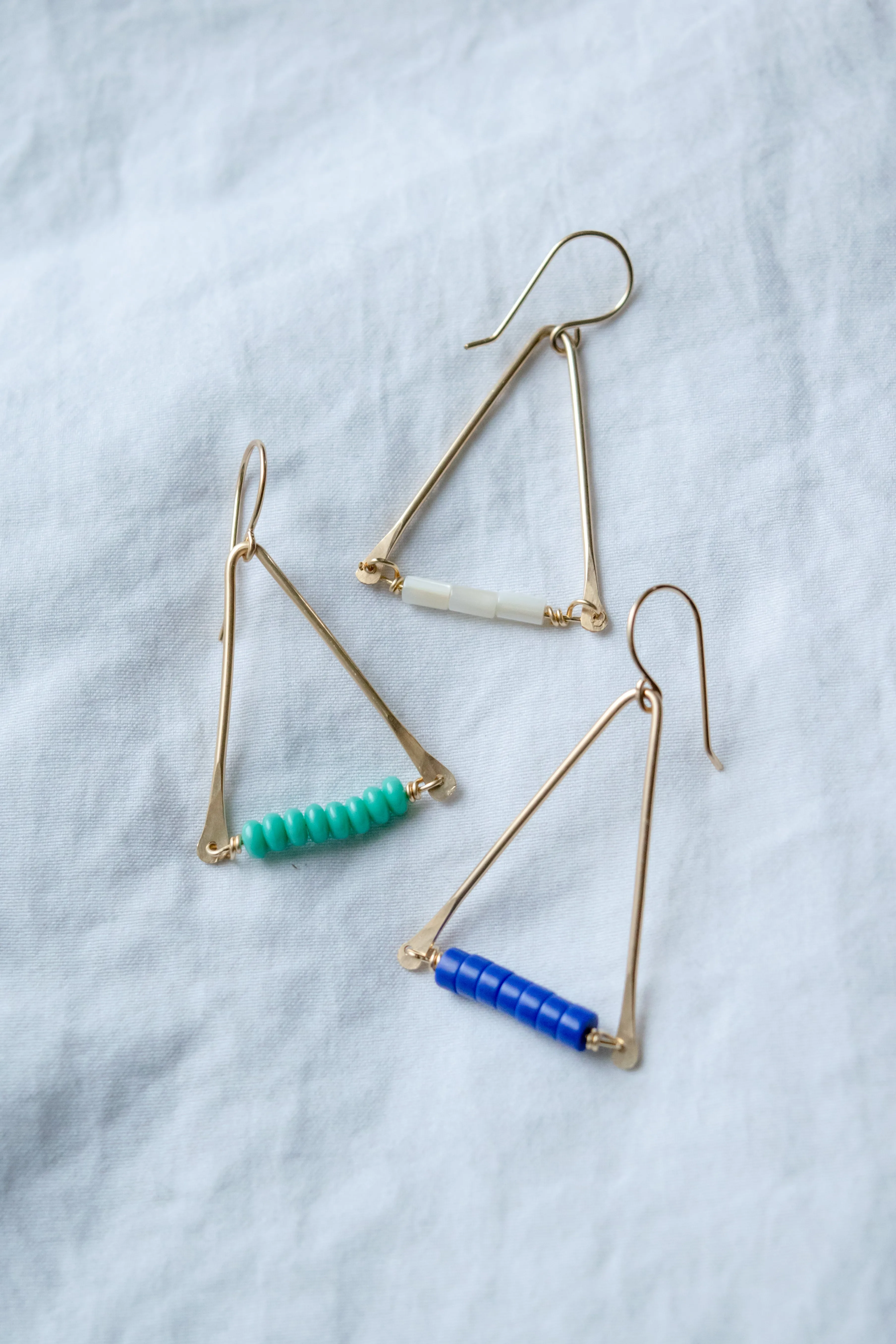 Violet V Earrings