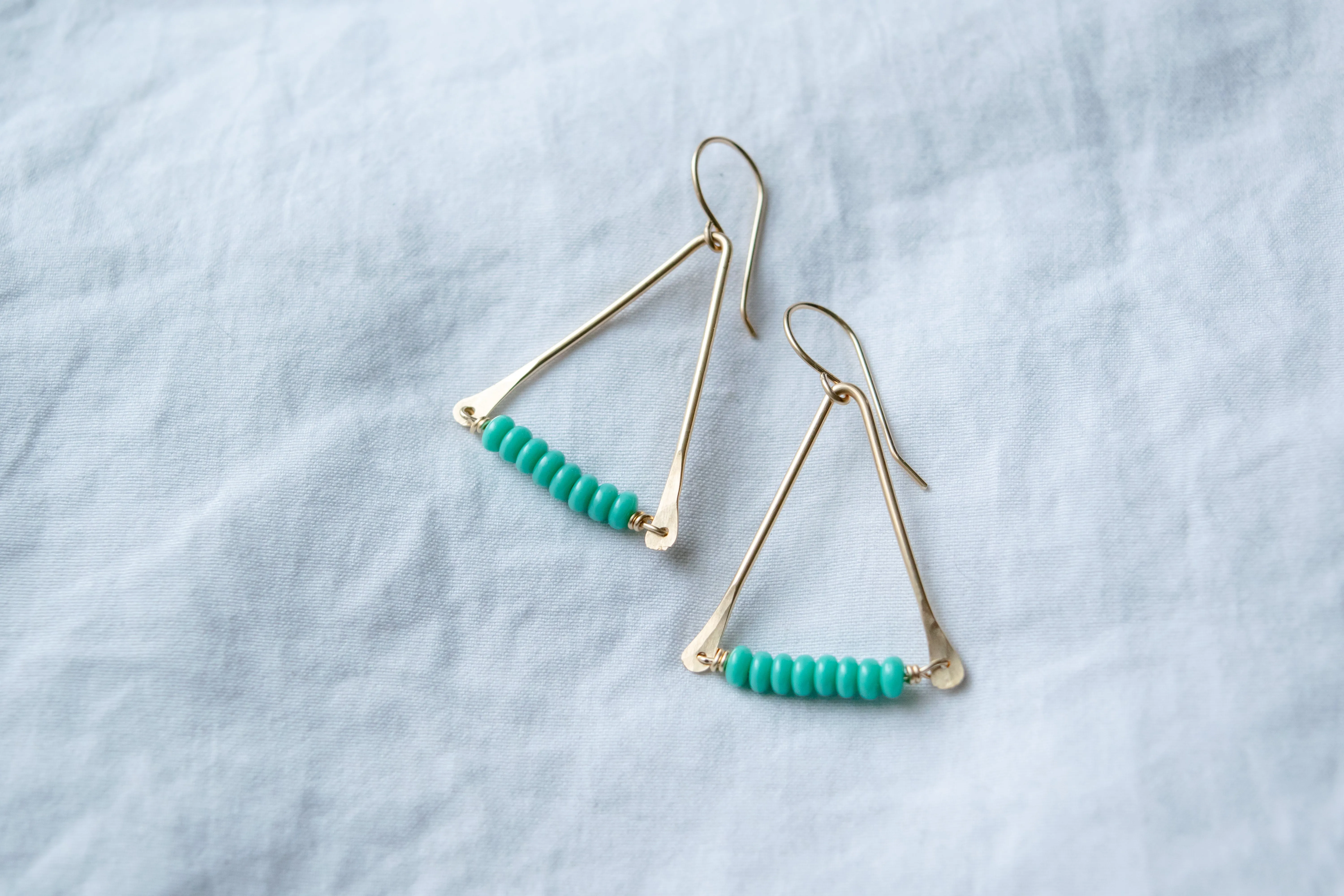 Violet V Earrings