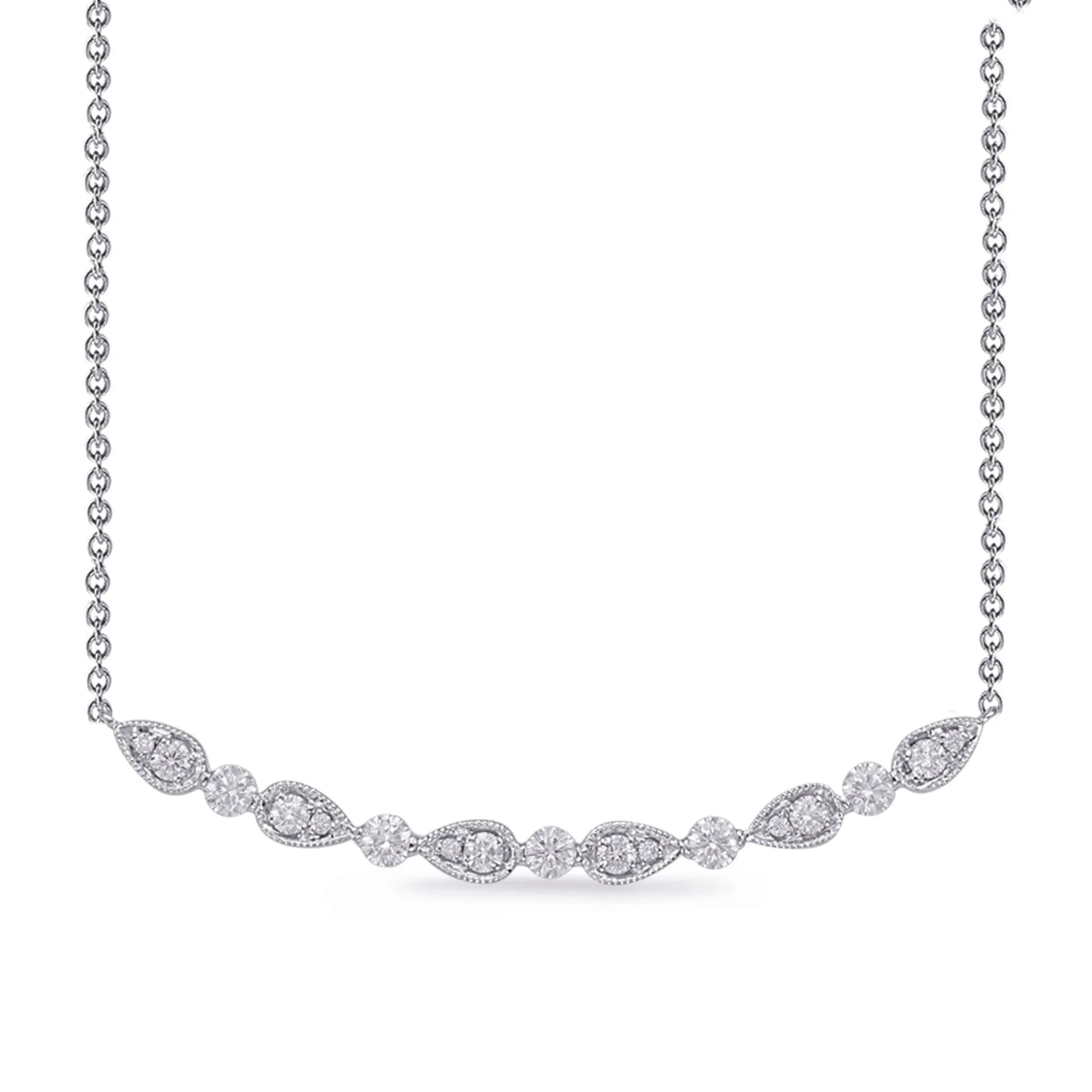 White Gold Diamond Necklace