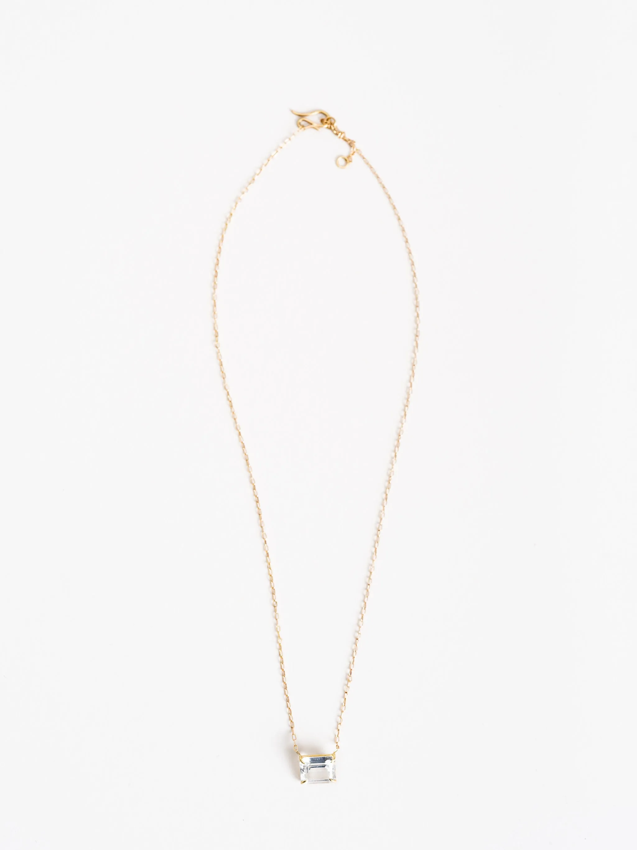 white topaz necklace