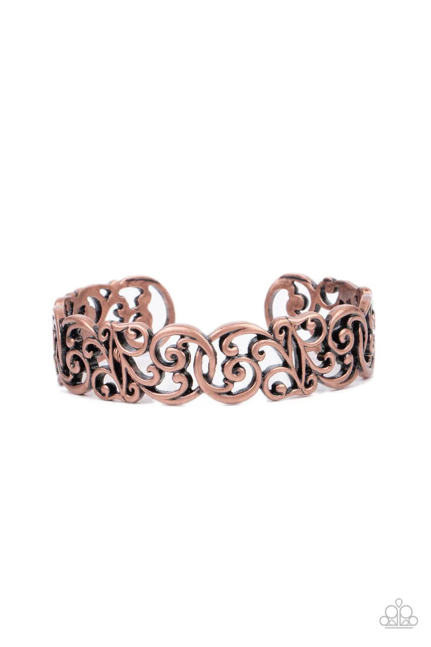 Wild Vineyards Copper Paparazzi Bracelet