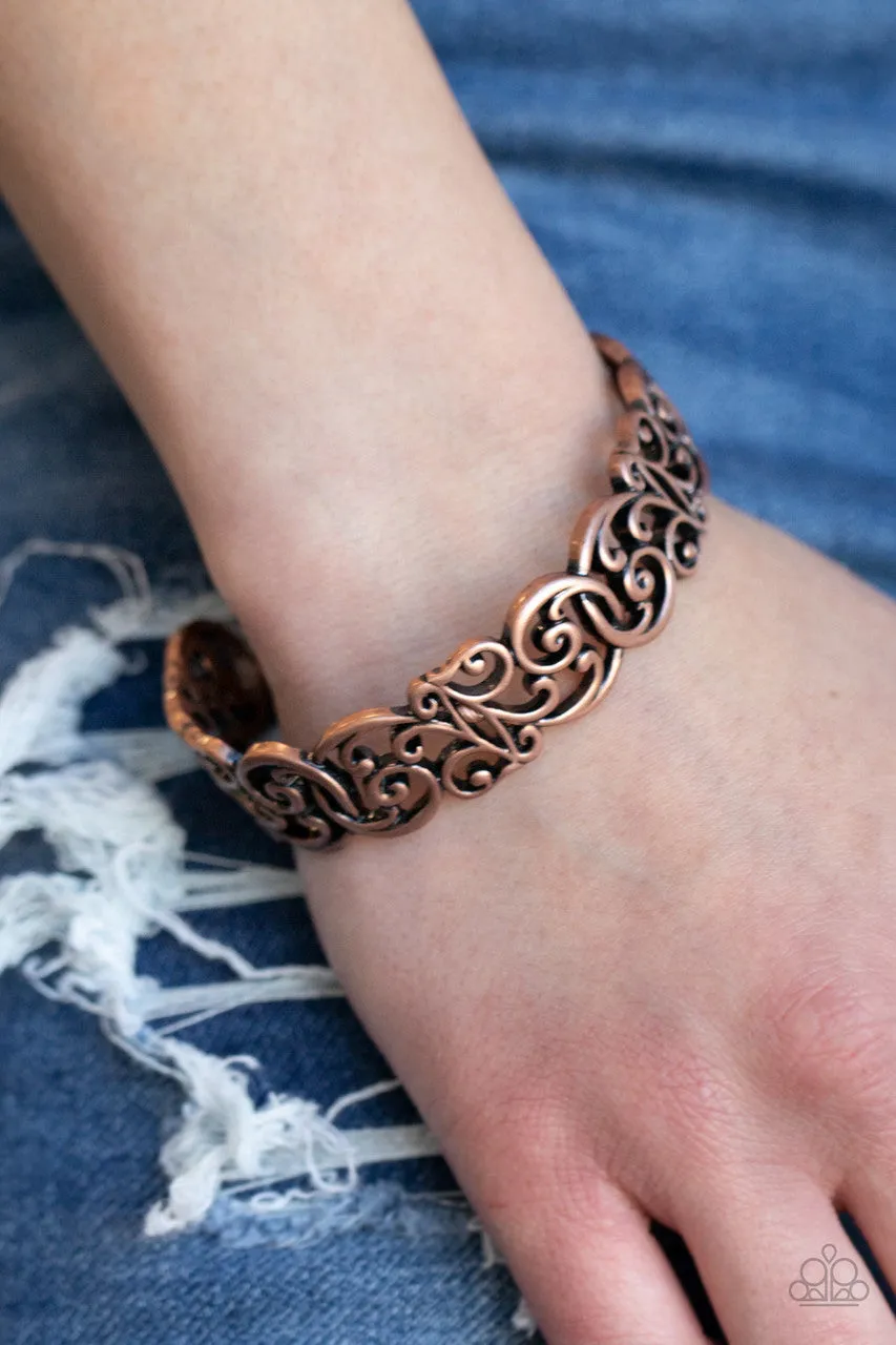 Wild Vineyards Copper Paparazzi Bracelet