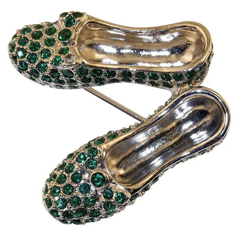 Wizard of Oz Dorothy Emerald Brooch