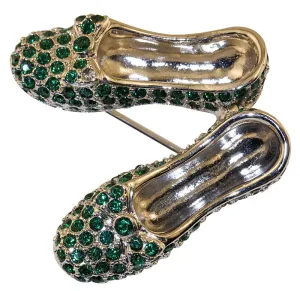 Wizard of Oz Dorothy Emerald Brooch