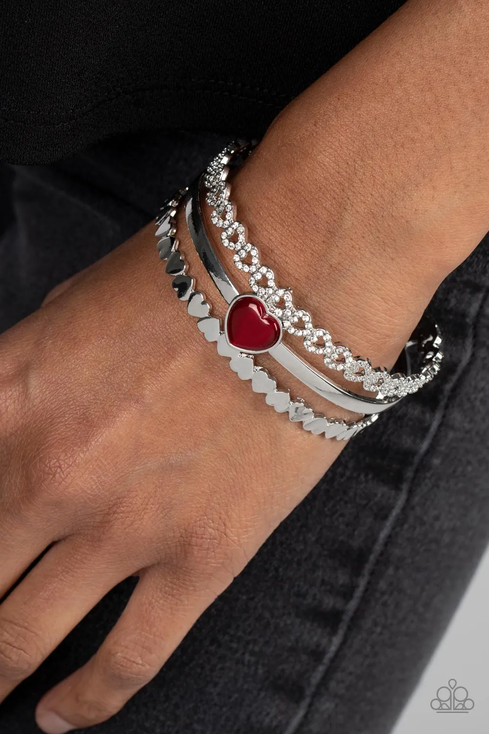 You Win My Heart - Red (Heart) Bracelet