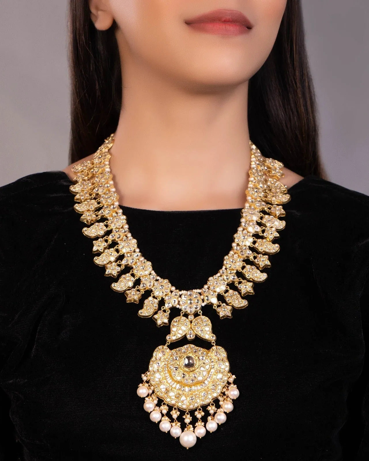 Yukkti Polki Long Necklace